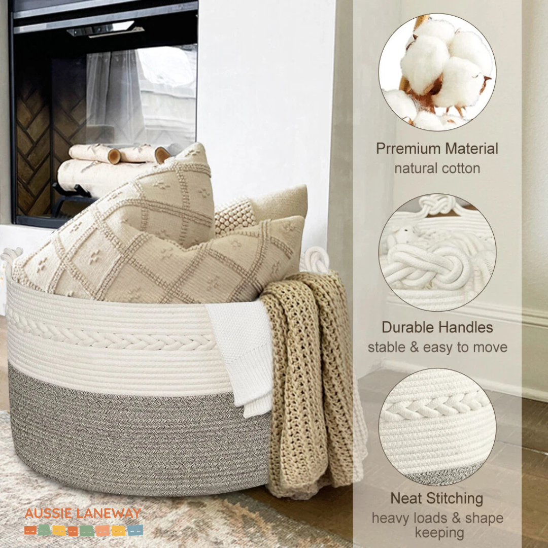 Large Woven Storage Basket