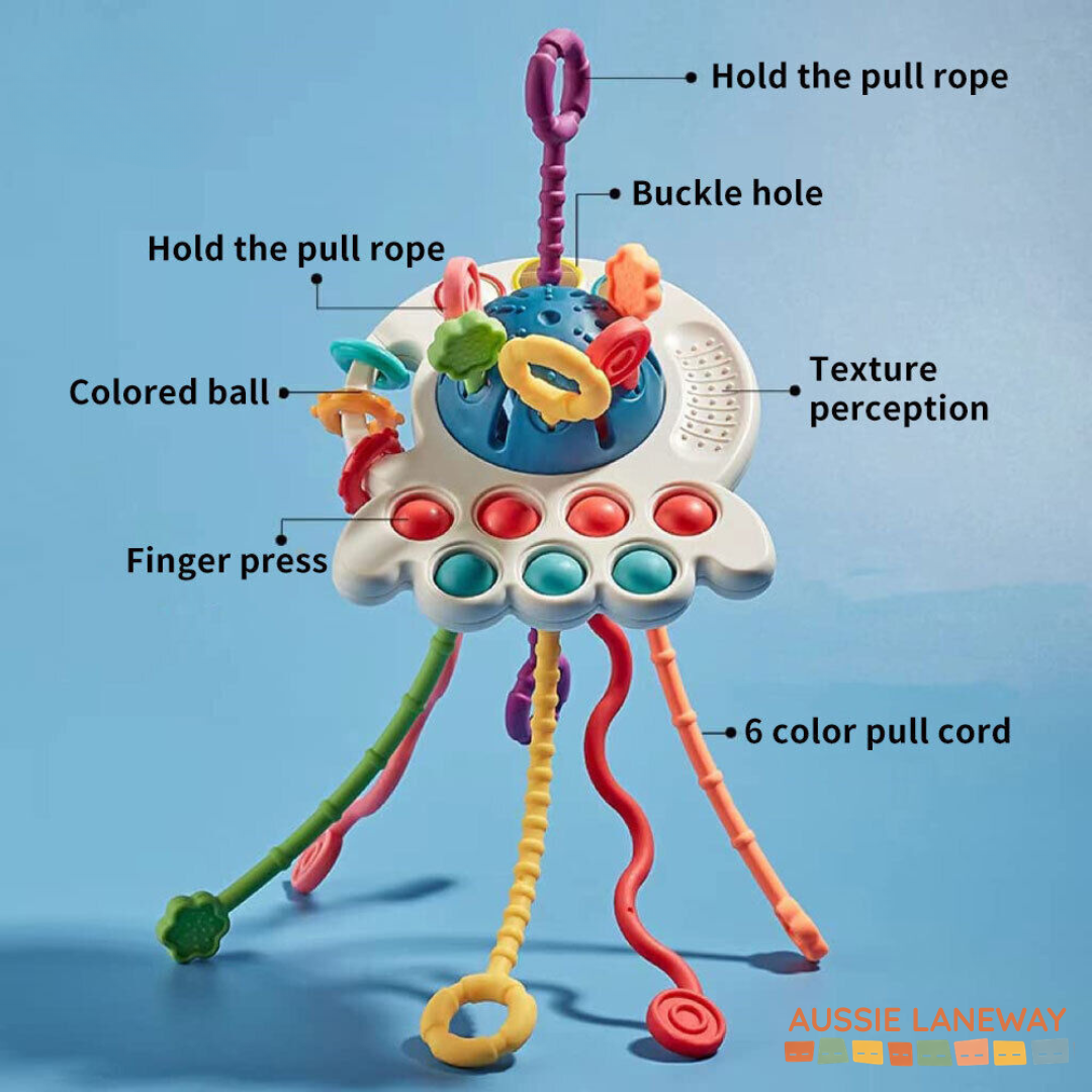 UFO Pull String Sensory Toy