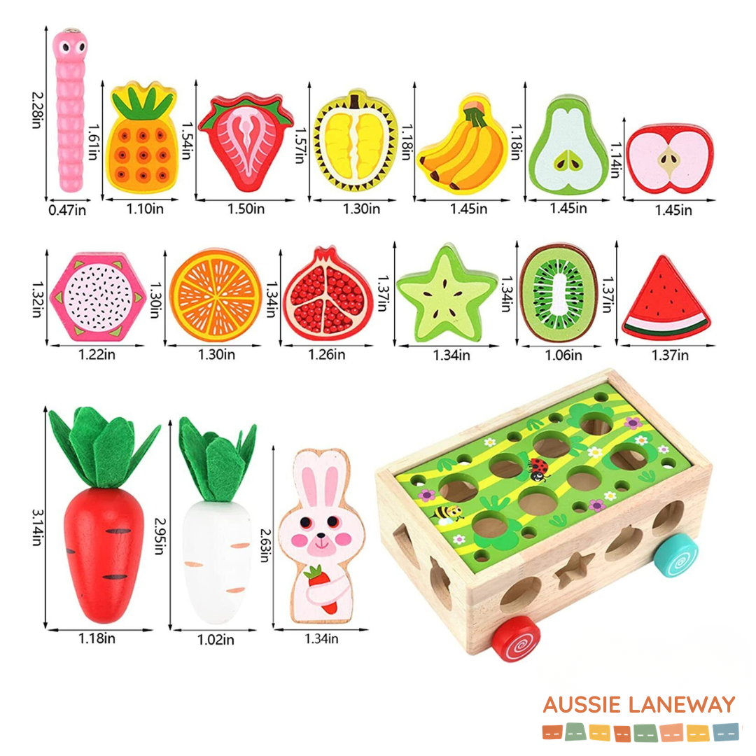 Wooden Farm Harvest Set