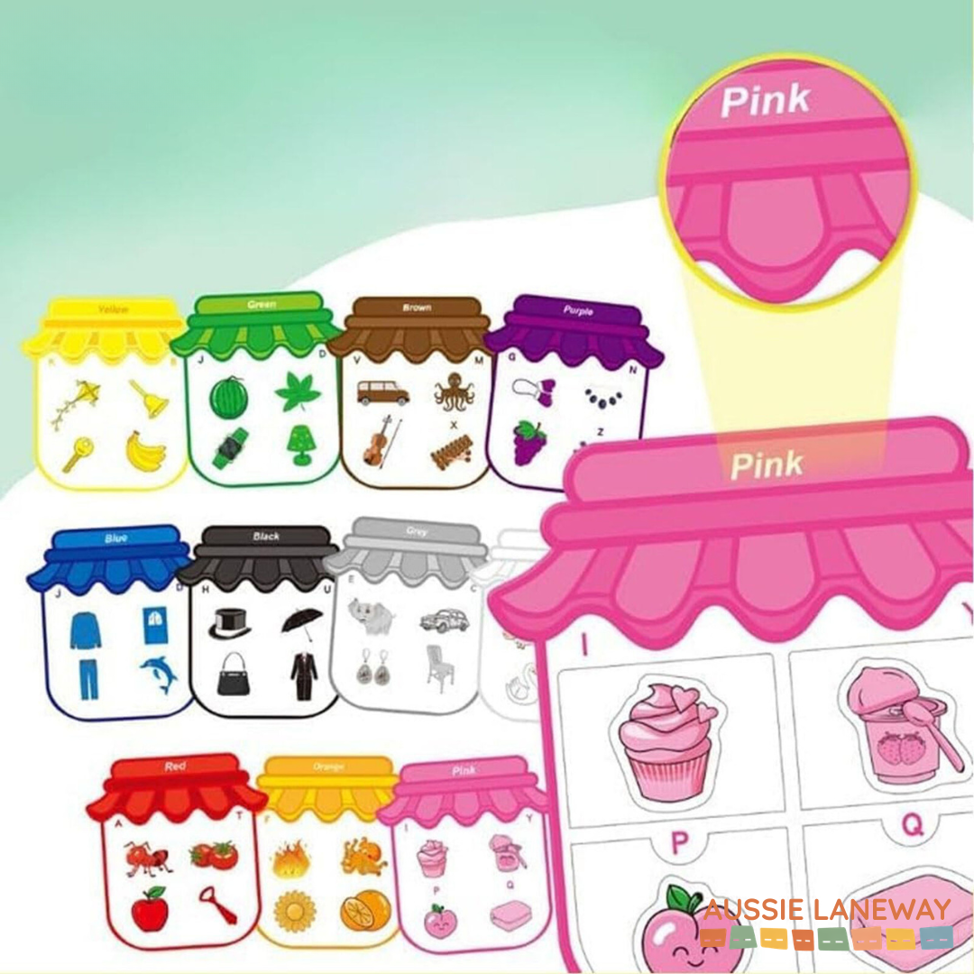 Magnetic Colour Sorting Pots
