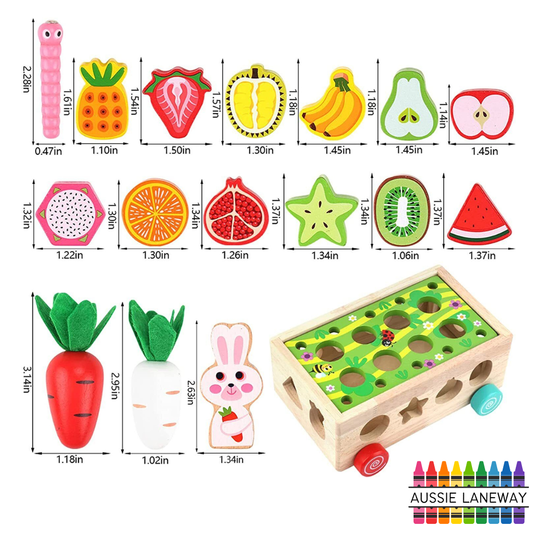 Wooden Farm Harvest Set