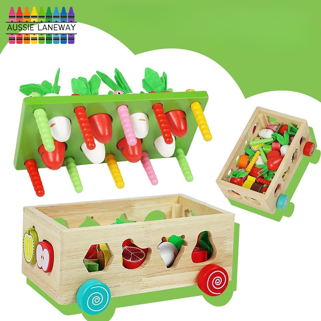 Wooden Farm Harvest Set