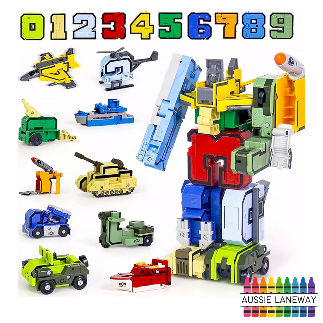 TRANSFORMA-Numbers - Learn Numbers & Military Vehicles!