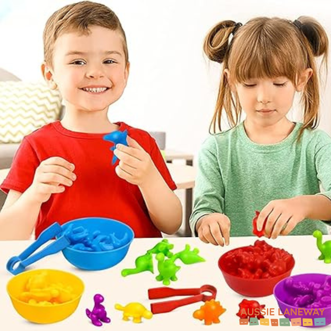 Jurrasic Colour Sorting - For Your Little Dino Lover