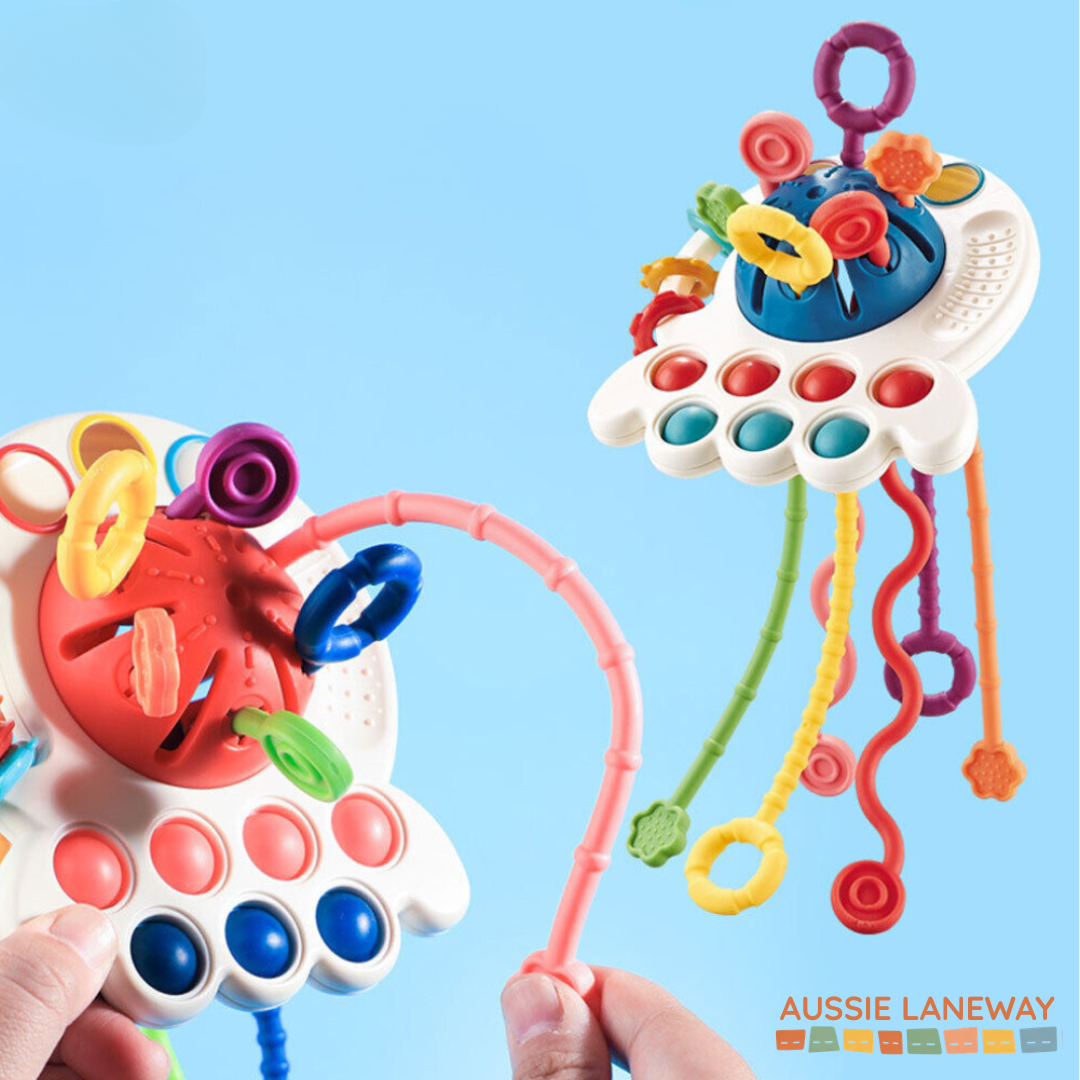 UFO Pull String Sensory Toy