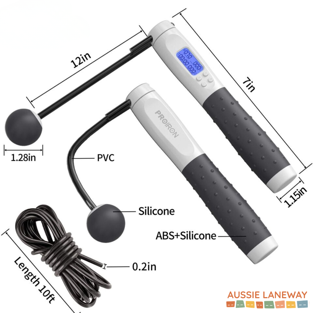 Digital Cordless Skipping Rope - Maximise Your Calorie Burn From Home