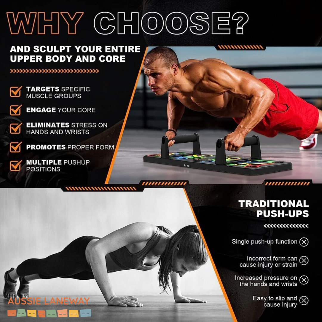 Push Up Board - Intensify Your Upper Body Workout From Home