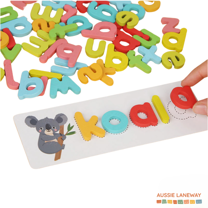 Rainbow Alphabet Spelling Game