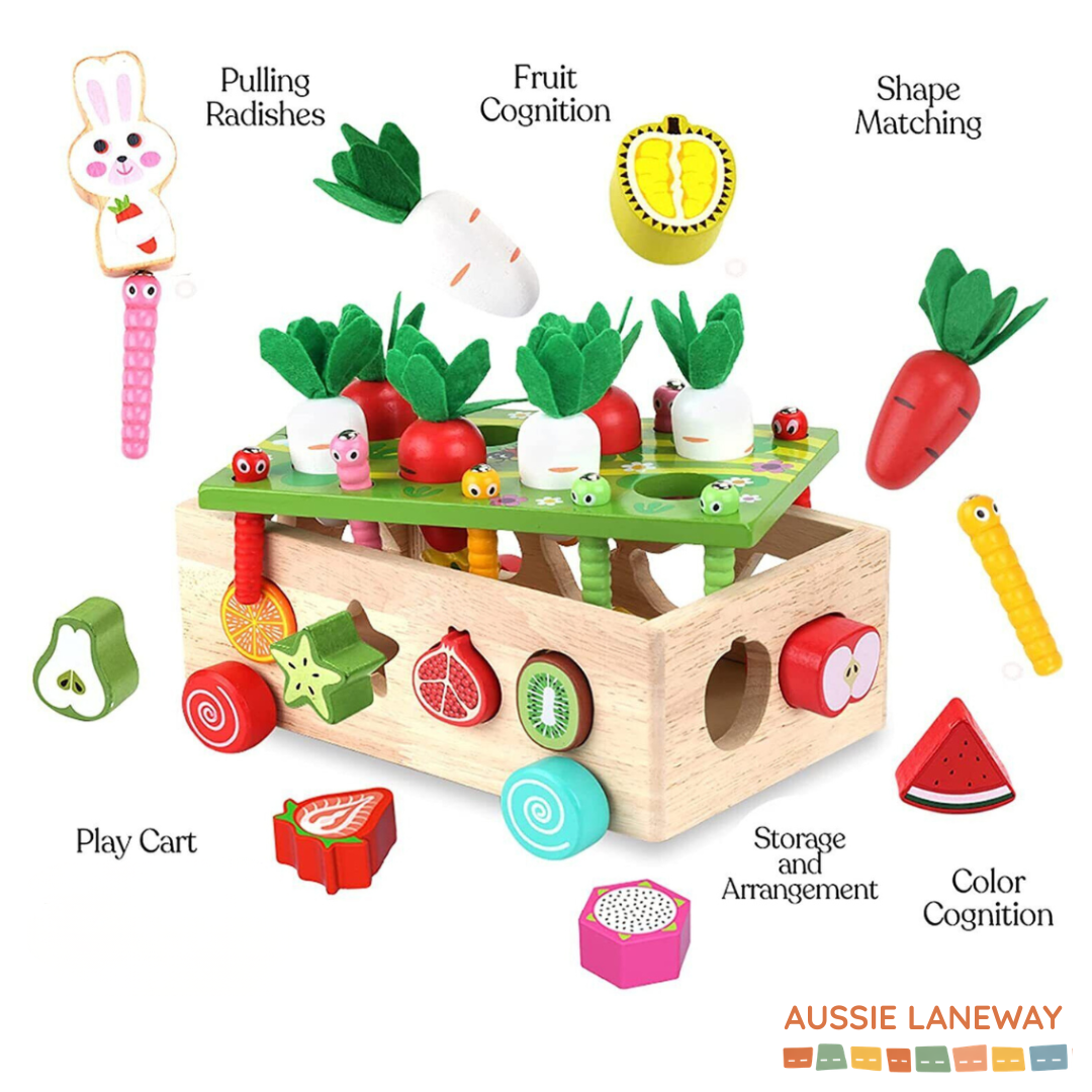 Wooden Farm Harvest Set