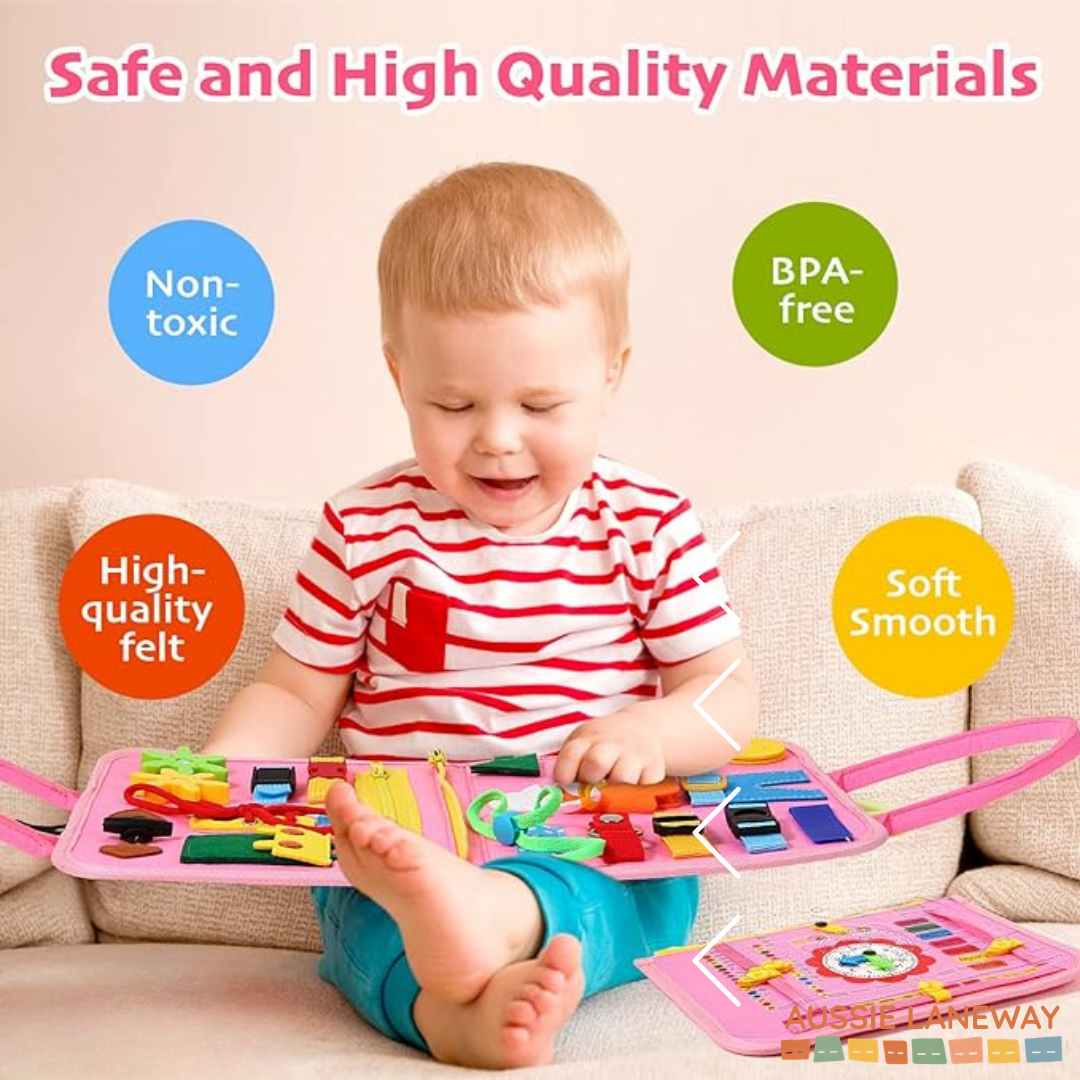 Toddler Sensory Board - Montessori Learning