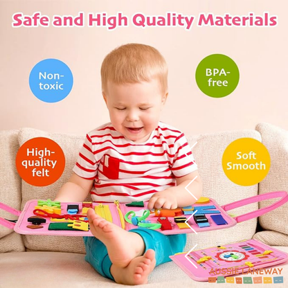 Toddler Sensory Board - Montessori Learning