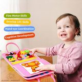 Toddler Sensory Board - Montessori Learning