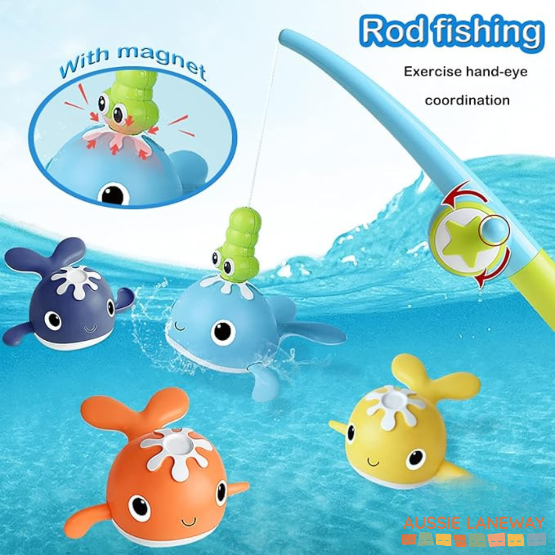 Whale Fishing Set - Good For Hand-Eye Coordination
