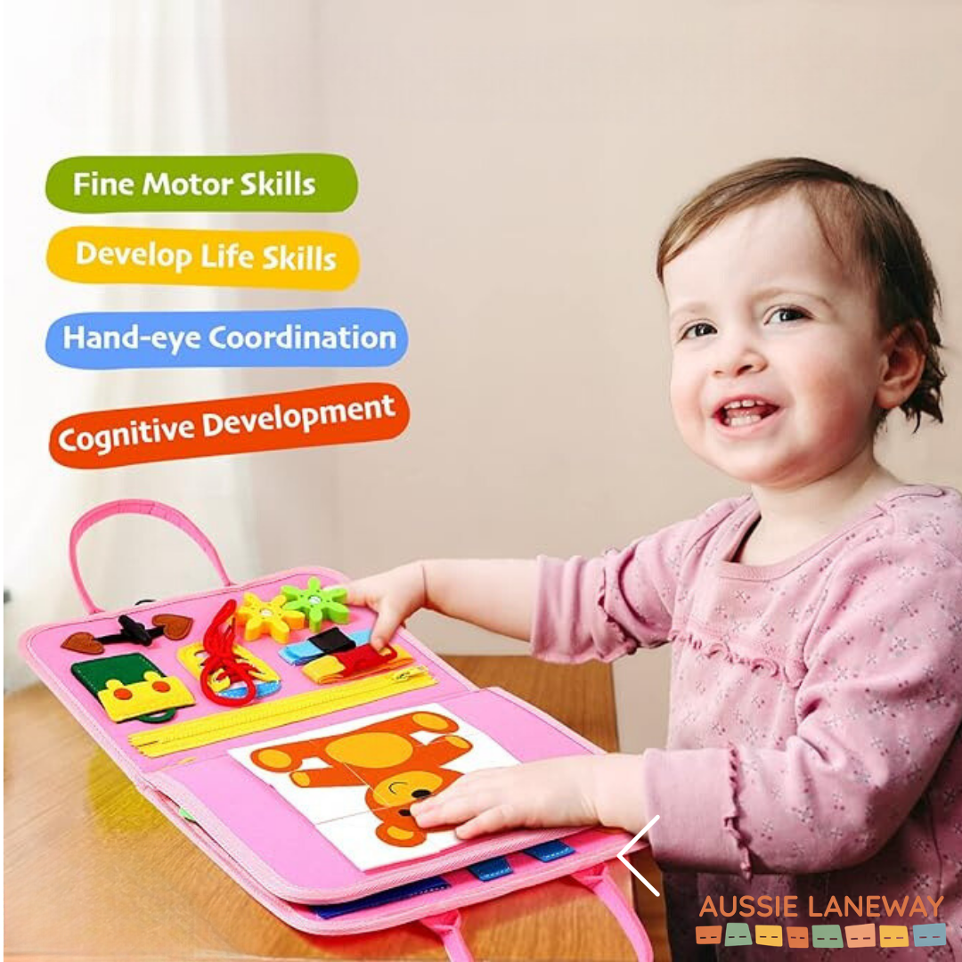Toddler Sensory Board - Montessori Learning