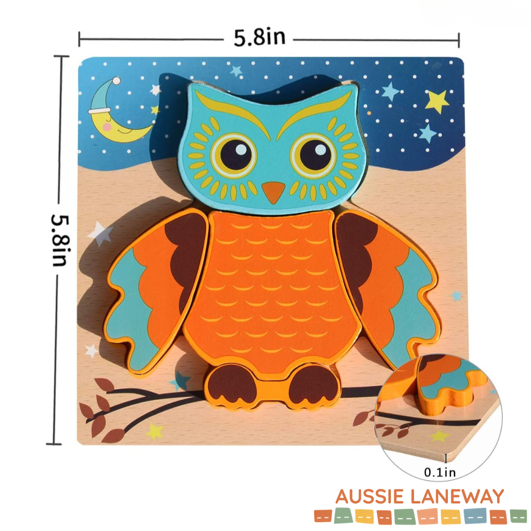 6 Pack Wooden Puzzle Set