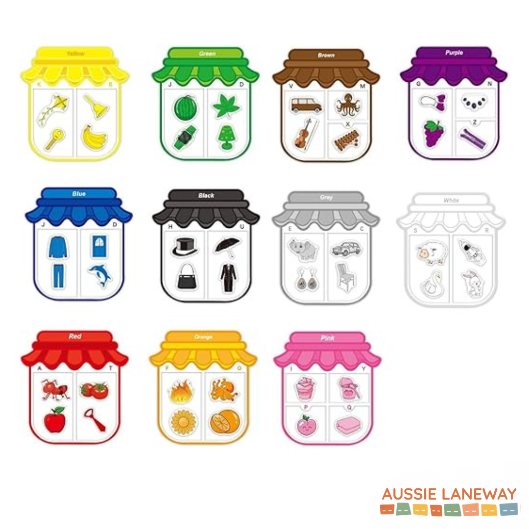 Magnetic Colour Sorting Pots