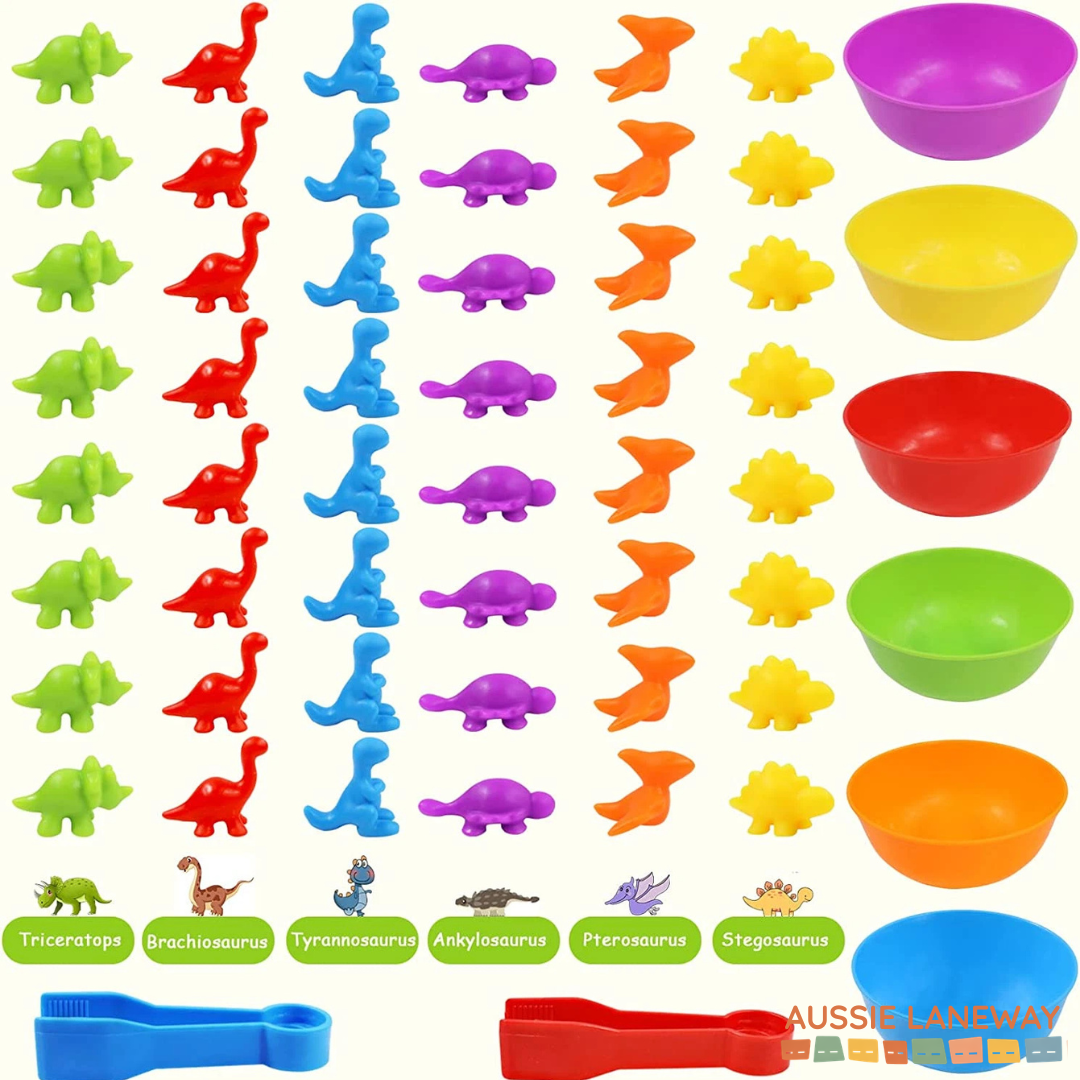 Jurrasic Colour Sorting - For Your Little Dino Lover