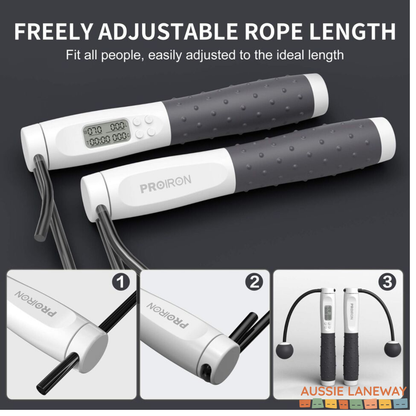 Digital Cordless Skipping Rope - Maximise Your Calorie Burn From Home
