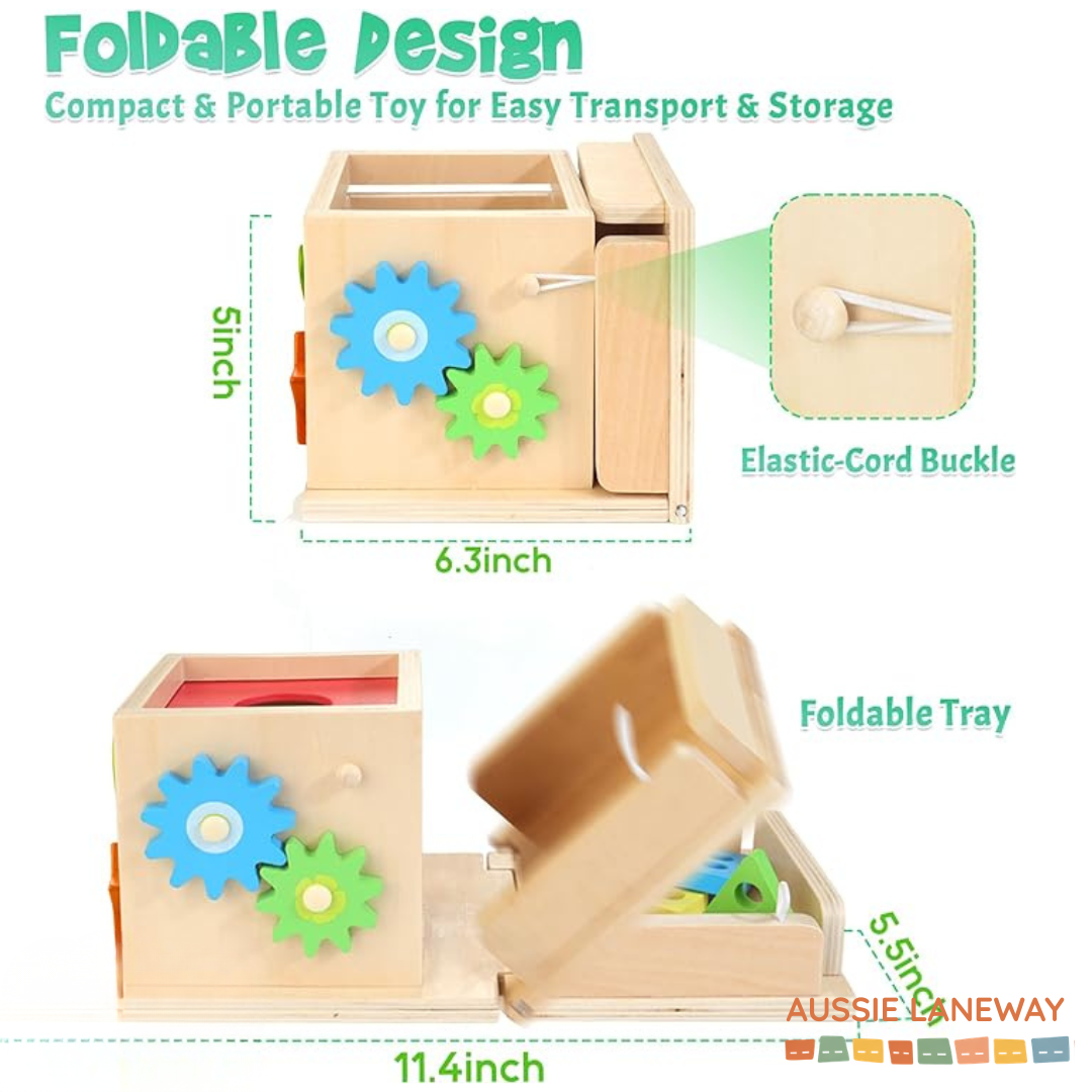 Wooden Activity Cube - 8 in 1 Value Set