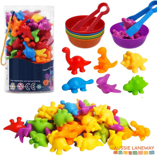 Jurrasic Colour Sorting - For Your Little Dino Lover