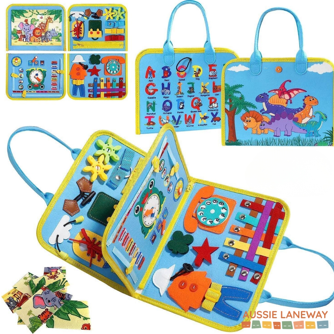 Toddler Sensory Board - Montessori Learning
