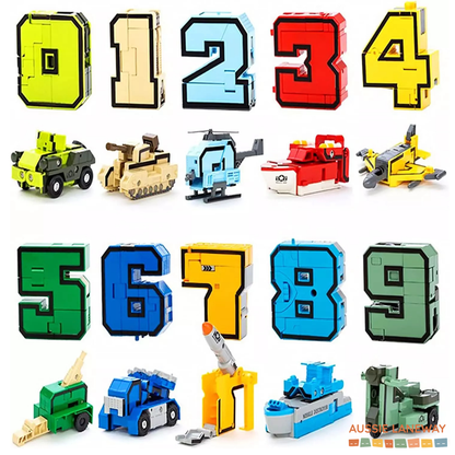 TRANSFORMA-Numbers - Learn Numbers & Military Vehicles!