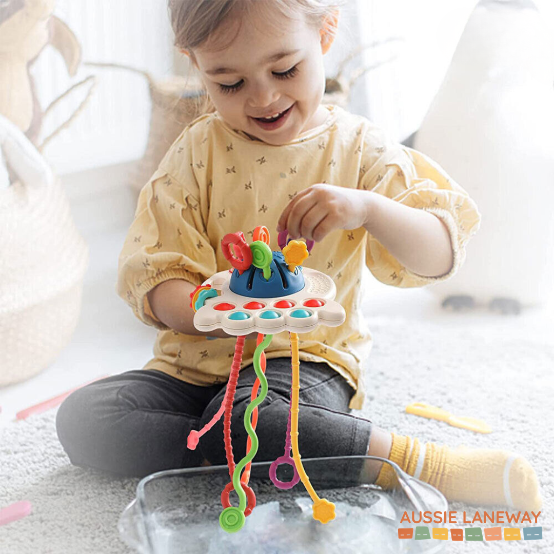 Infinity String Toy UFO Pull String Sensory Toy – Aussie Laneway