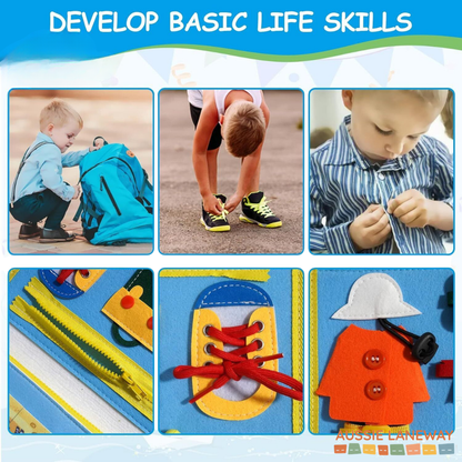Toddler Sensory Board - Montessori Learning