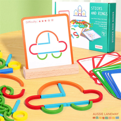Sticks & Rings Puzzle Builder
