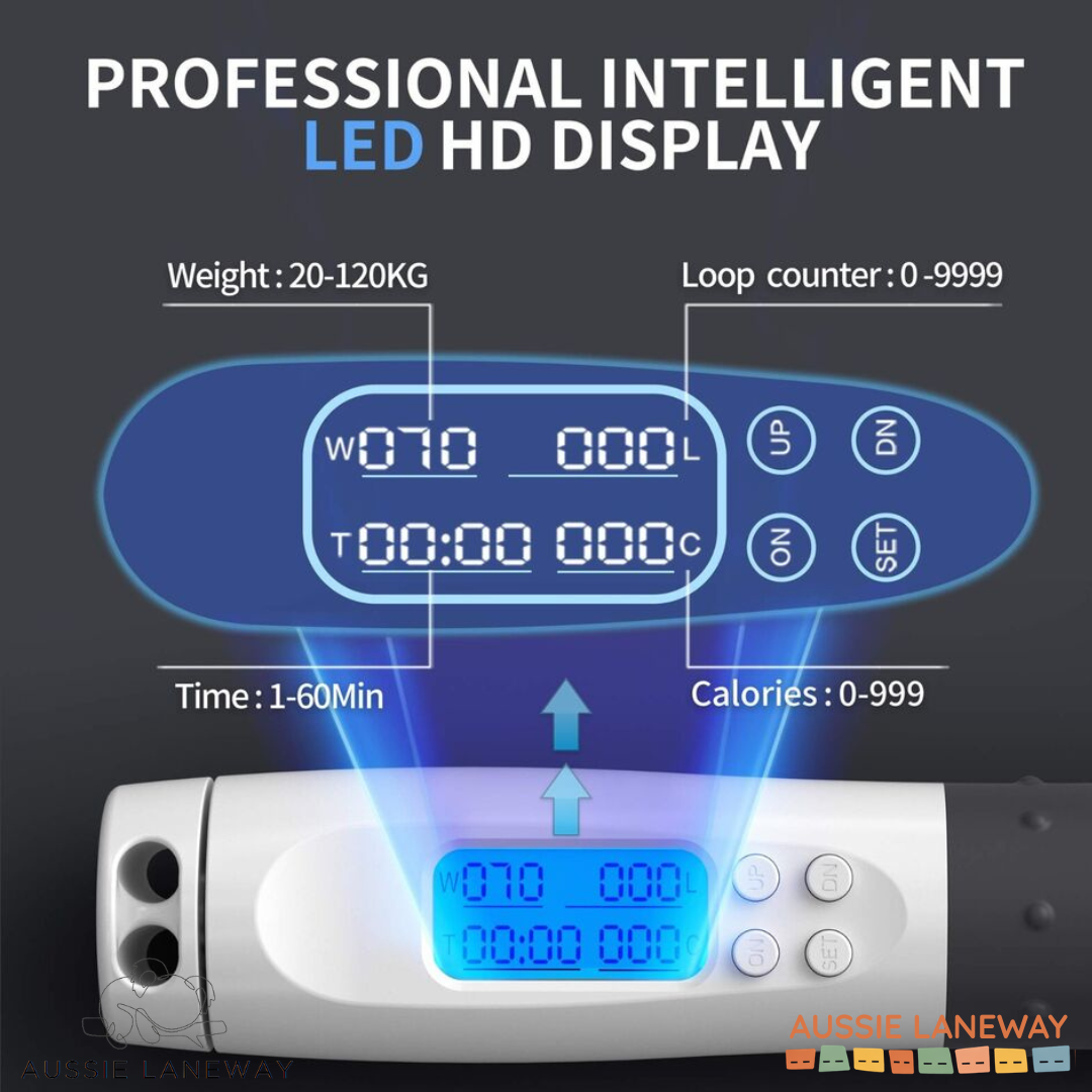 Digital Cordless Skipping Rope - Maximise Your Calorie Burn From Home
