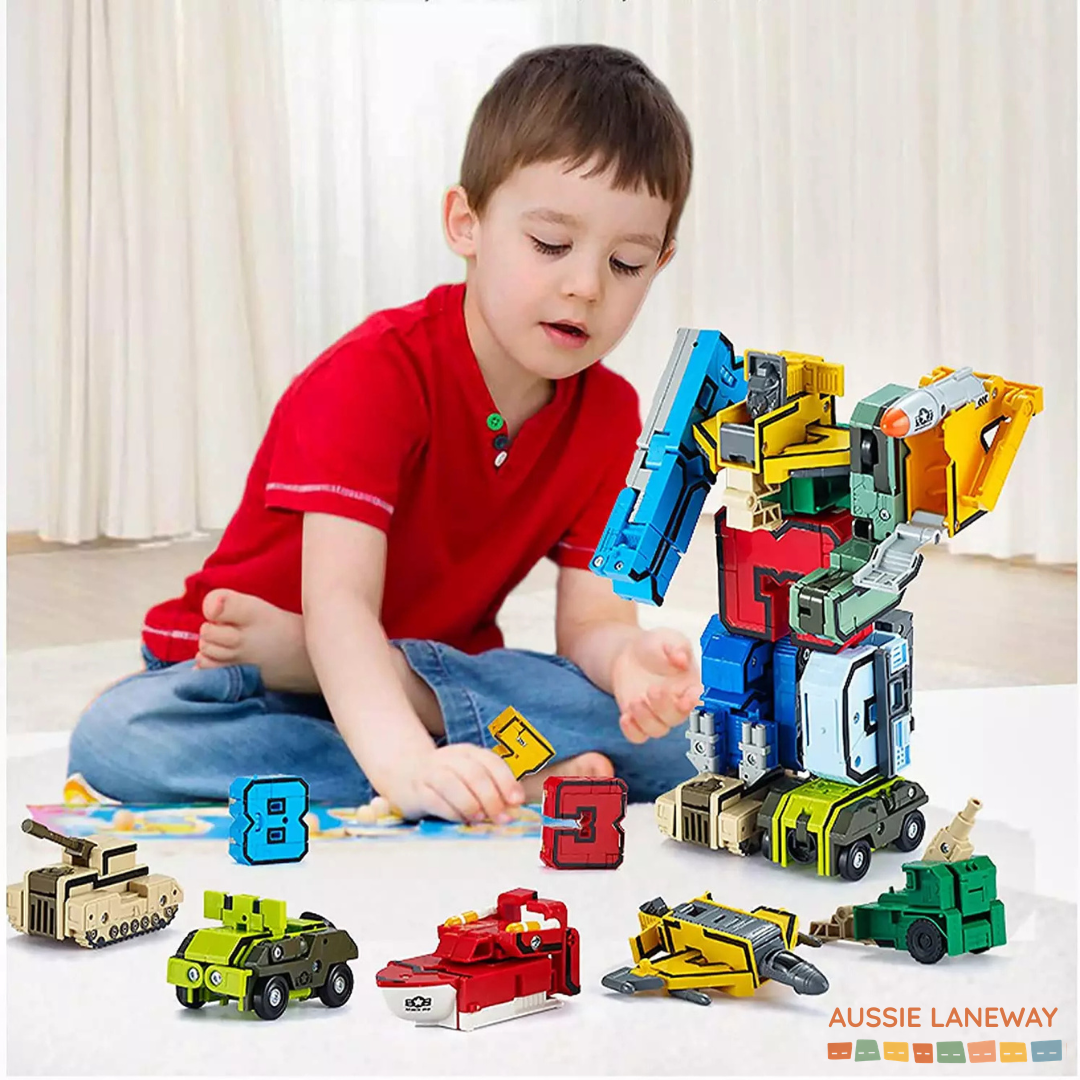 TRANSFORMA-Numbers - Learn Numbers & Military Vehicles!
