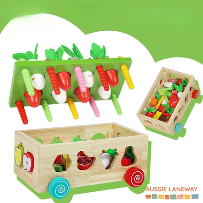 Wooden Farm Harvest Set