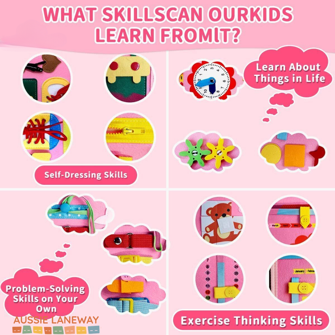 Toddler Sensory Board - Montessori Learning
