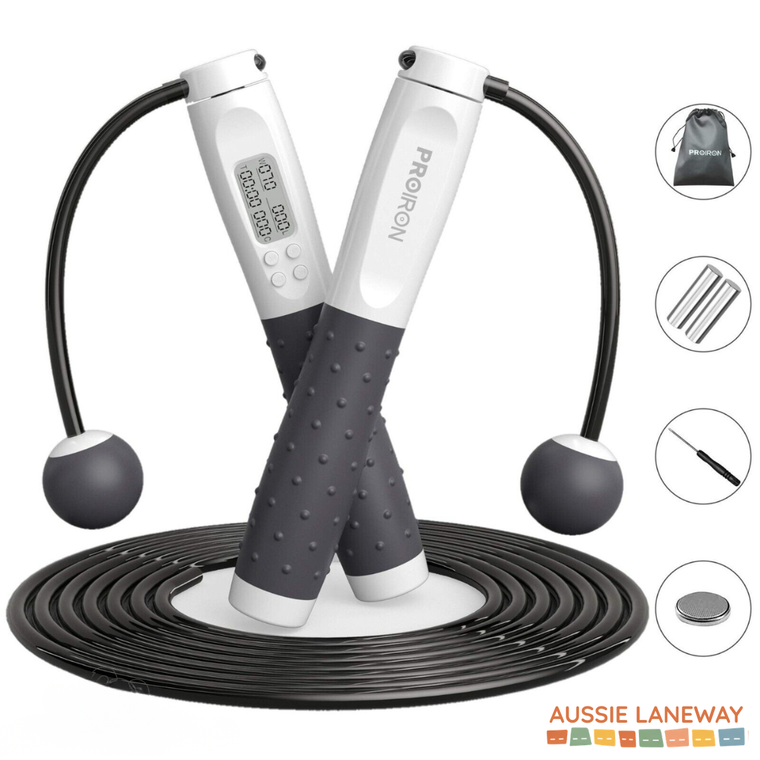 Digital Cordless Skipping Rope - Maximise Your Calorie Burn From Home