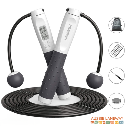 Digital Cordless Skipping Rope - Maximise Your Calorie Burn From Home