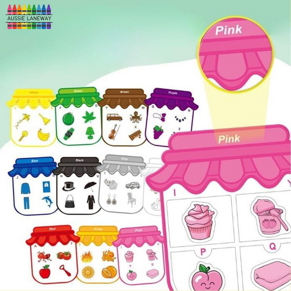 Magnetic Colour Sorting Pots