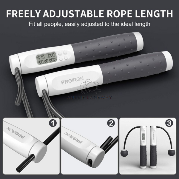 Digital Cordless Skipping Rope - Maximise Your Calorie Burn From Home