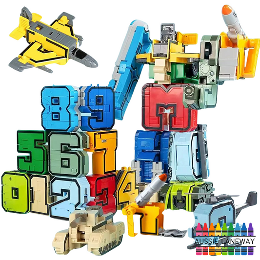 TRANSFORMA-Numbers - Learn Numbers & Military Vehicles!